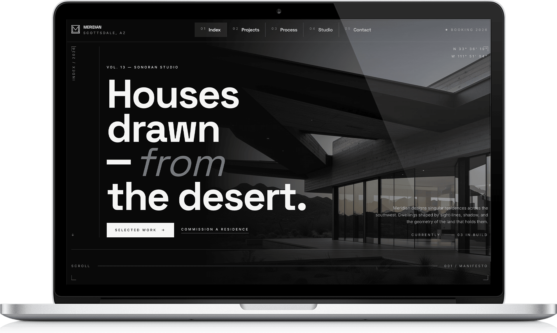 Website design example